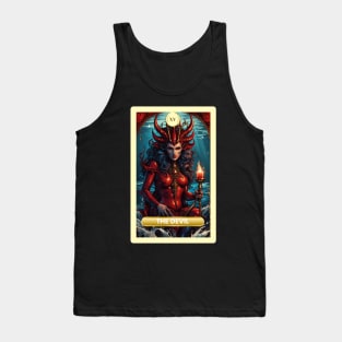 The Devil Card From the Light Mermaid Tarot Deck. Tank Top